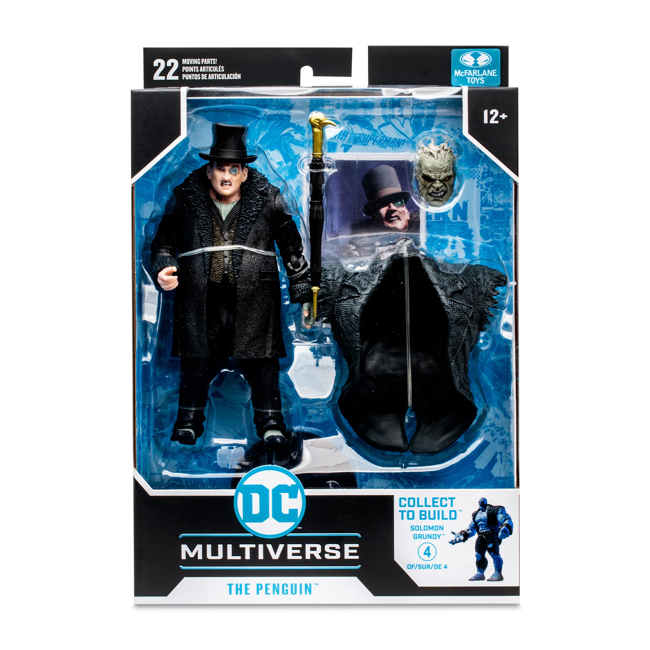 McFarlane The Penguin included accessories expand posing and display options.