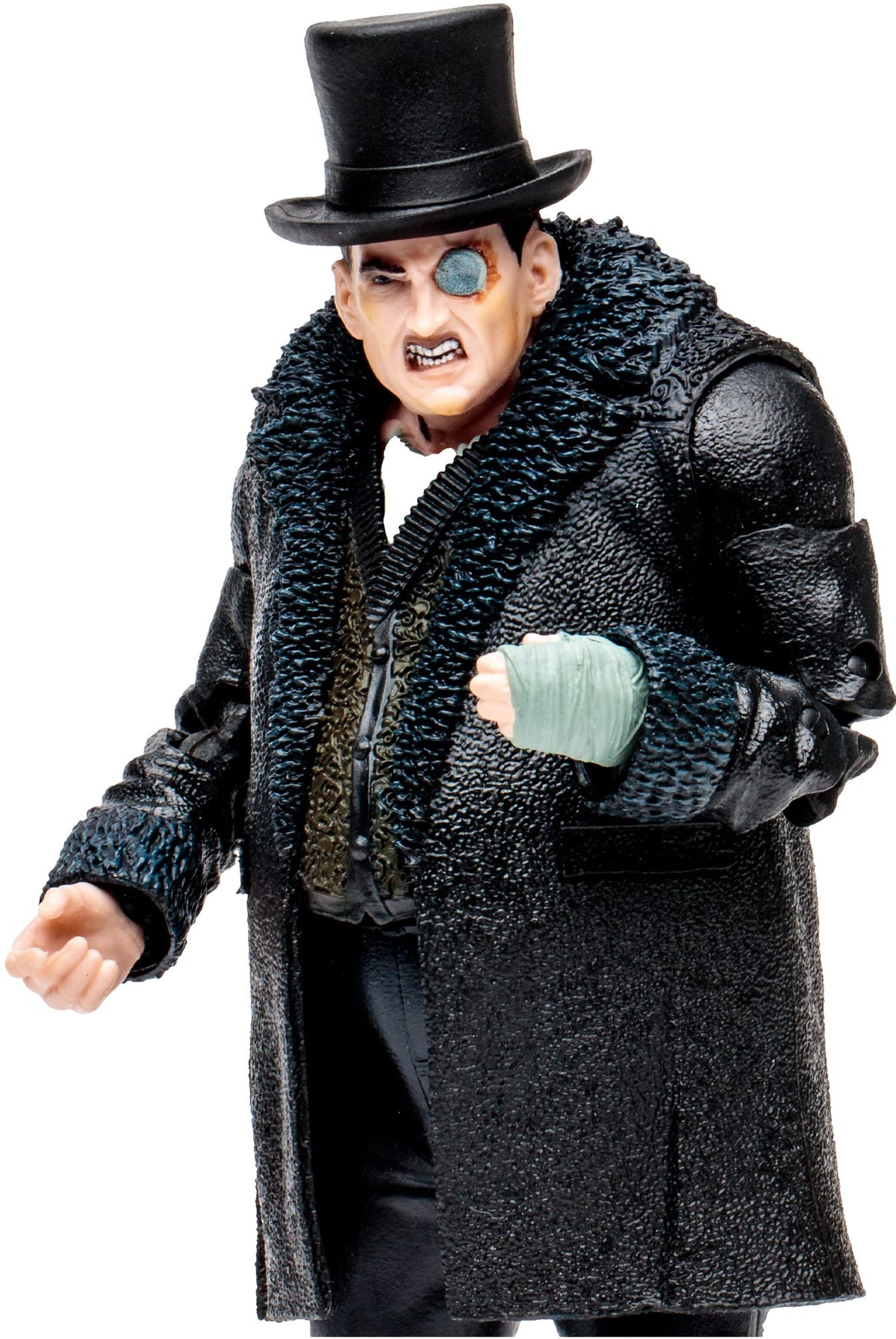 McFarlane The Penguin umbrella accessory enhances display options for dramatic poses.