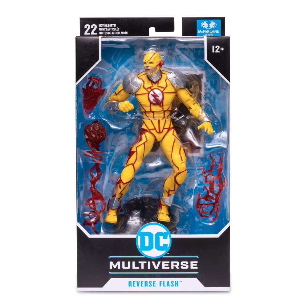 Collectible art card front features Reverse-Flash figure photography.
