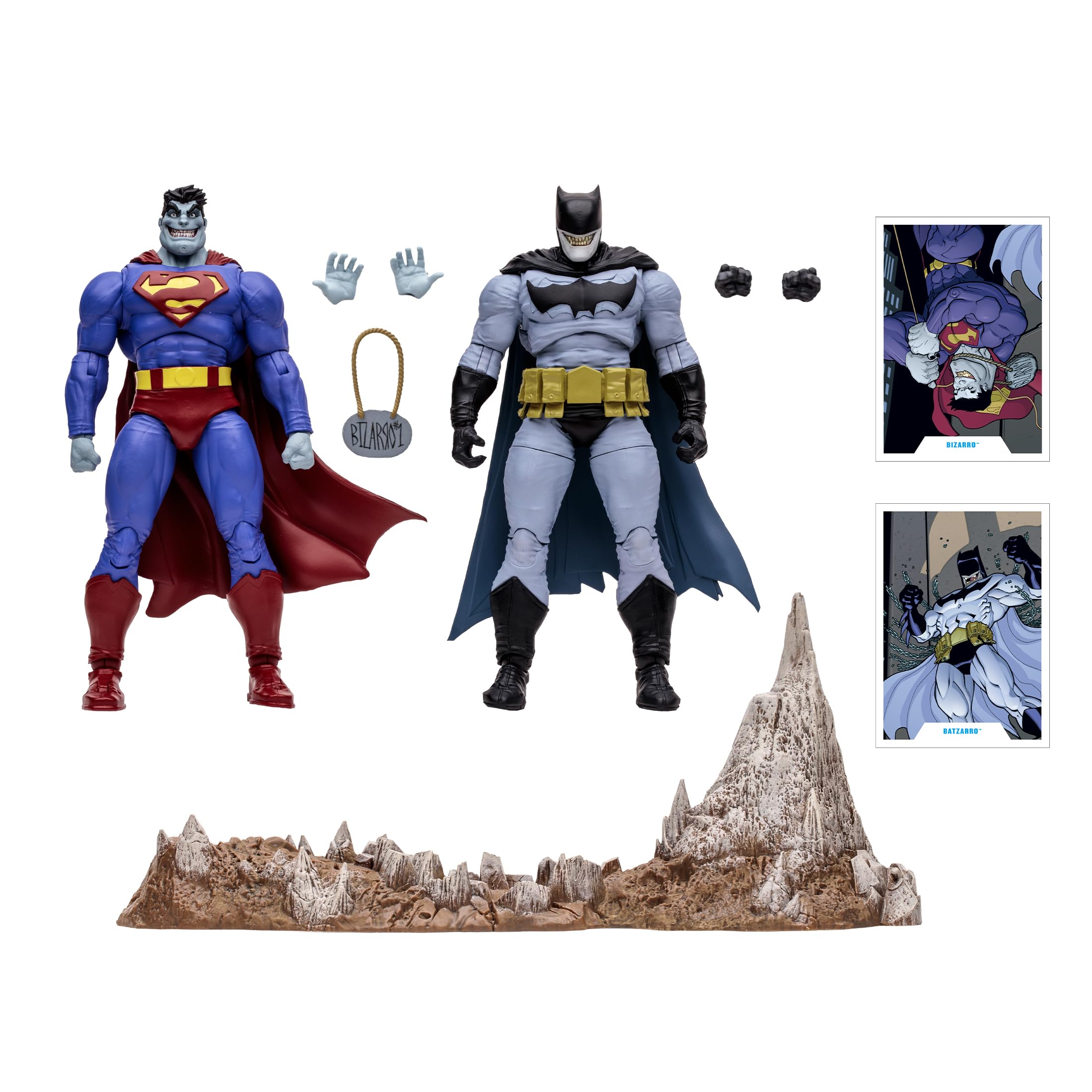 2pk accessories showcase four extra hands plus base and medal
