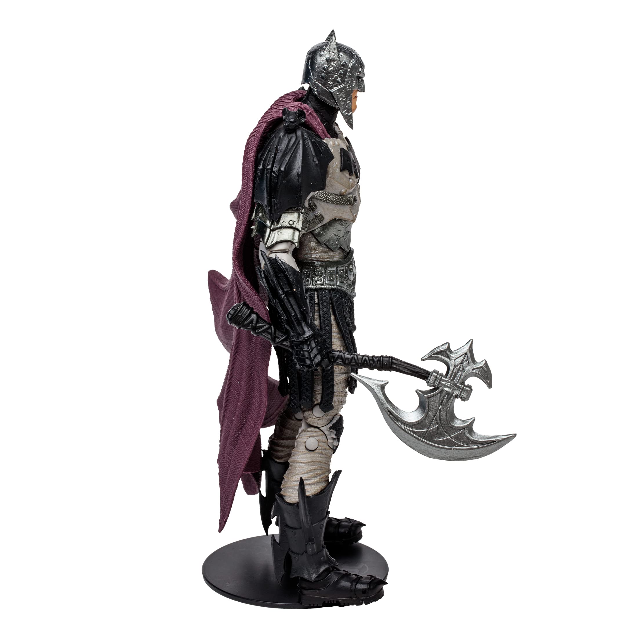 McFarlane Gladiator Batman art card back reveals biography details