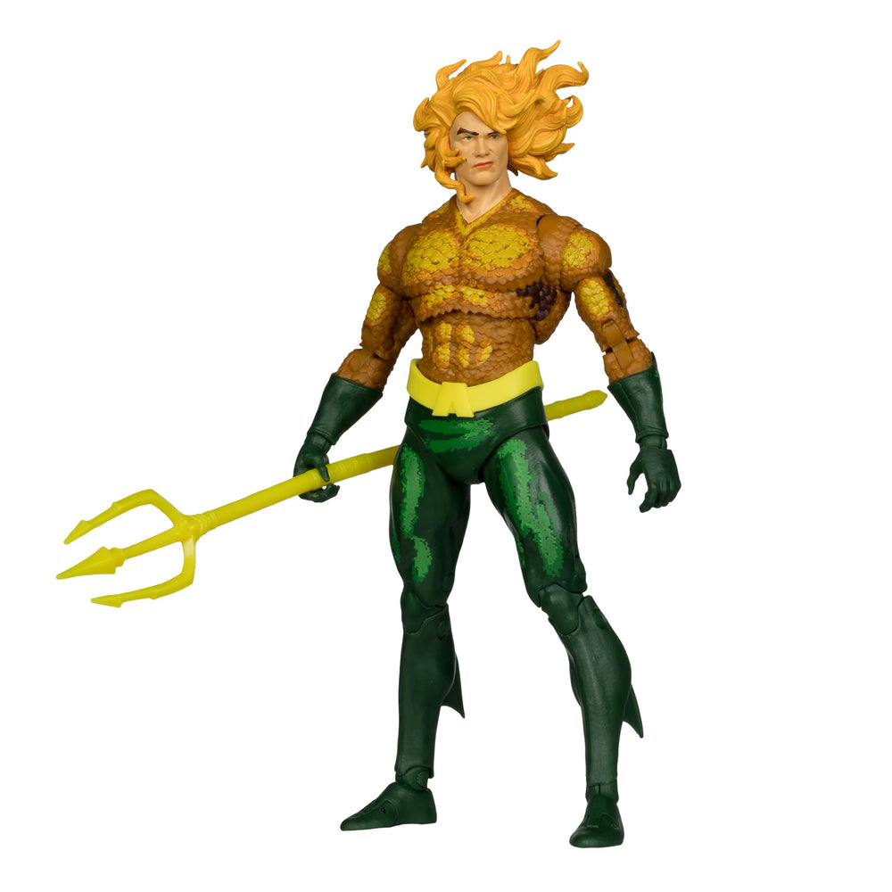 McFarlane Toys Aquaman figure from DC Multiverse for display and posing.