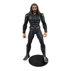 McFarlane Toys Aquaman stealth suit front view, ideal for display and appreciation.