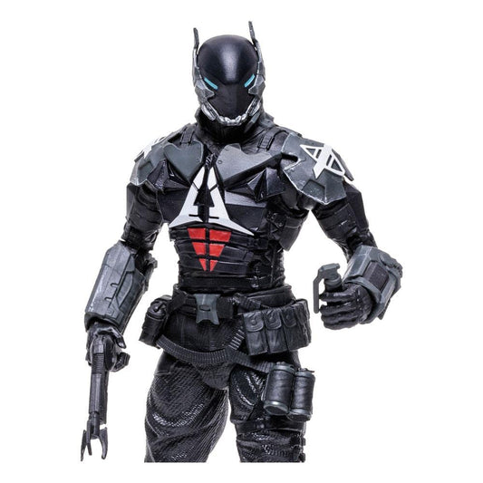 McFarlane Toys Arkham Knight grappling launcher in a dynamic pose
