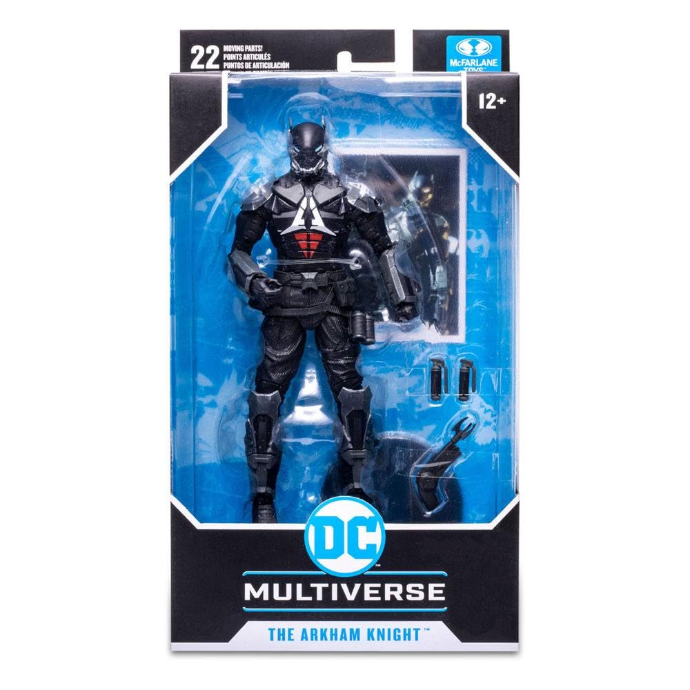 McFarlane Toys Arkham Knight packaging showing collector-ready presentation
