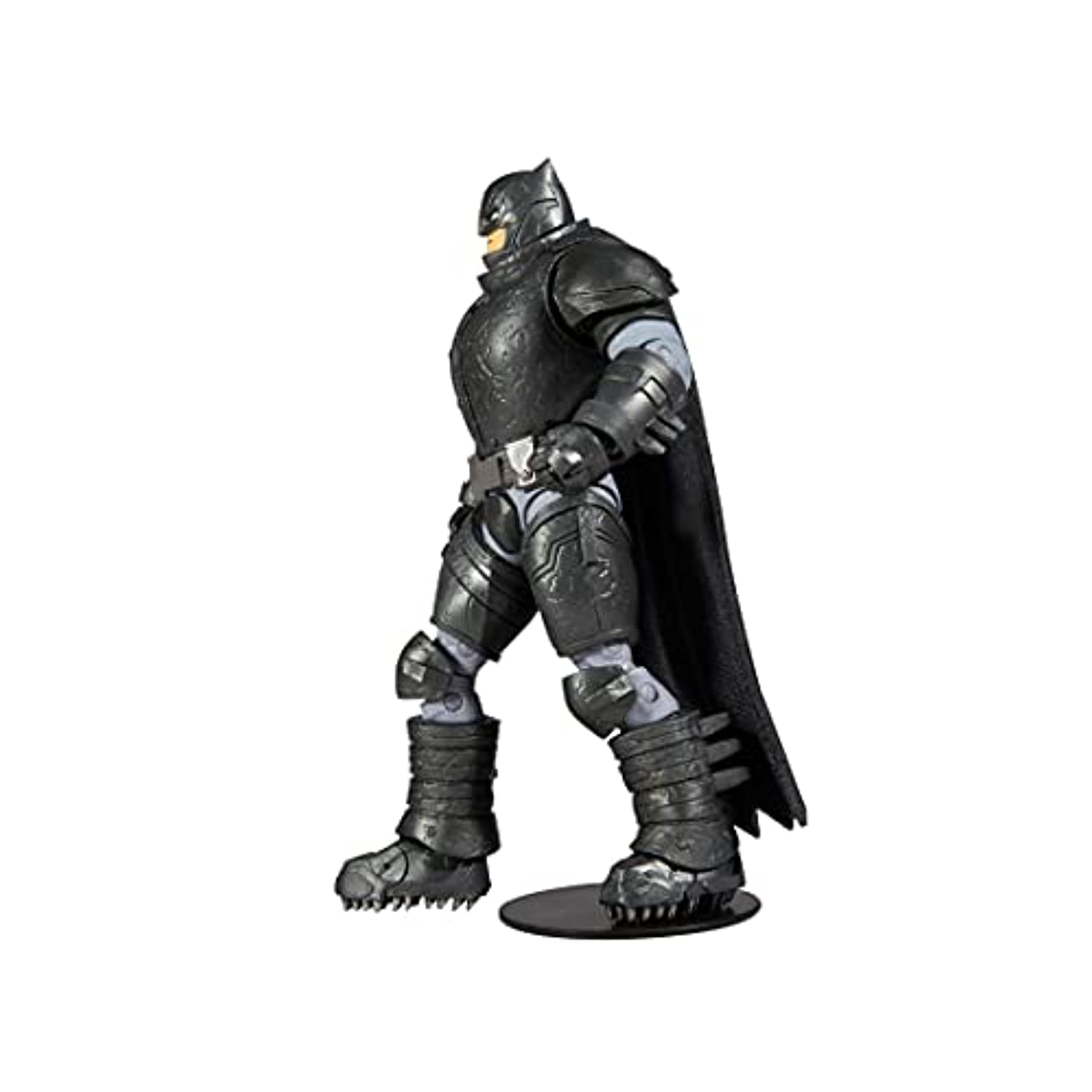 McFarlane Toys Armored Batman includes alternate hands and base for stable poses