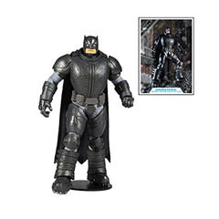Armored Batman suit texture highlights retro Frank Miller design details