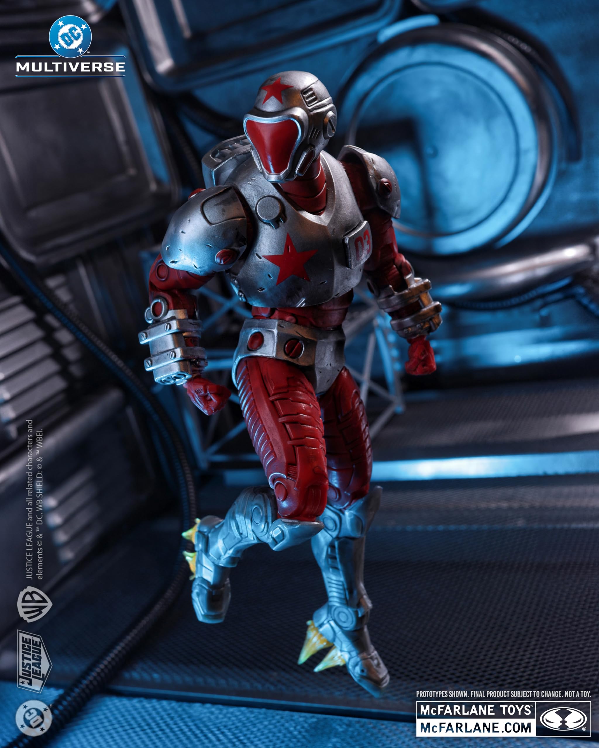 McFarlane Toys DC Multiverse art card with character bio