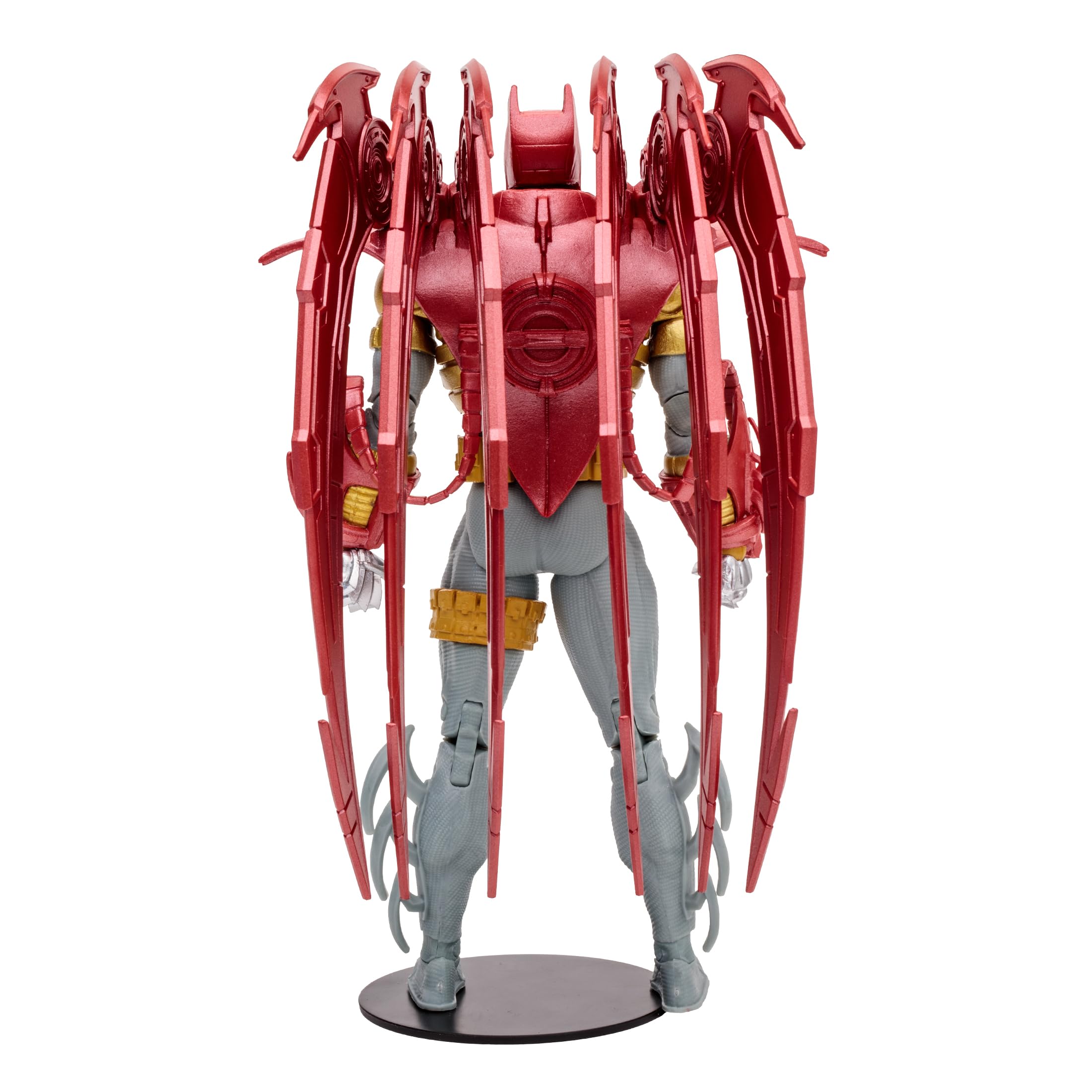Close up of weapons and armor on Azrael figure