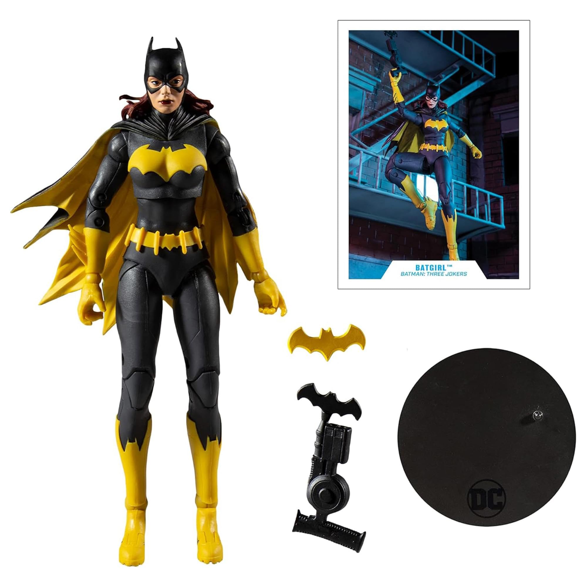 Art card back with Batgirl biography for context and display