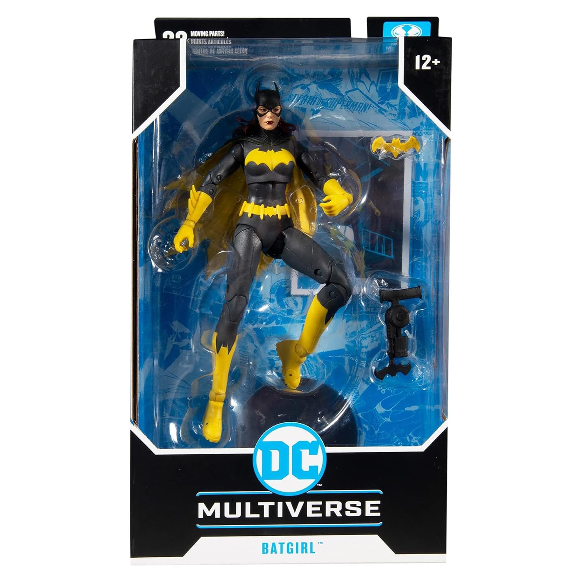 Batgirl in dynamic pose with multiple joints for versatile posing