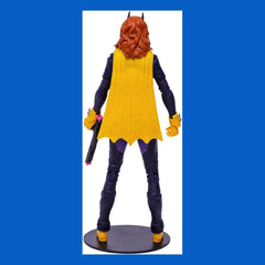 McFarlane Toys Batgirl Gotham Knights 7-inch art card back with character biography text.