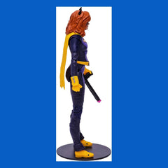 McFarlane Toys Batgirl Gotham Knights 7-inch art card front with portrait photo.