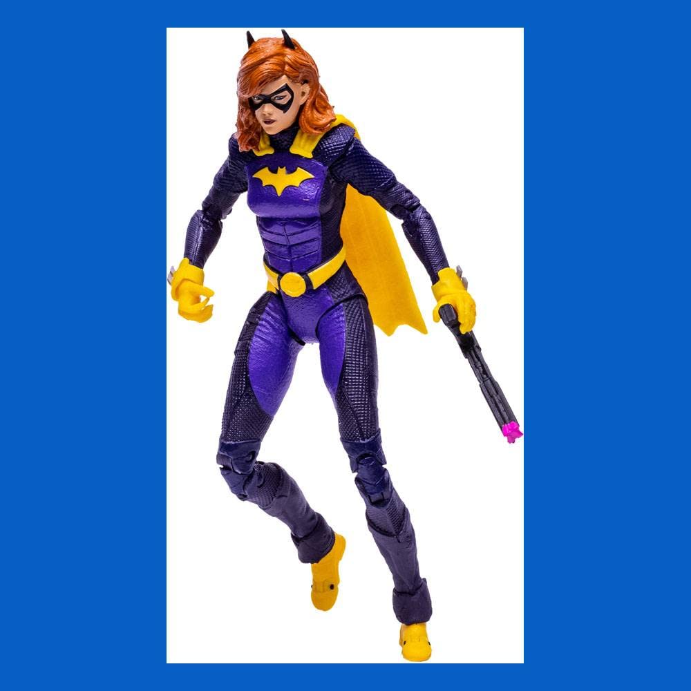 McFarlane Toys Batgirl Gotham Knights 7-inch figure base for stable posing setup.