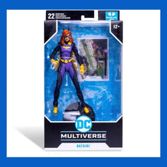 McFarlane Toys Batgirl Gotham Knights 7-inch packaging showcases premium collectible presentation.
