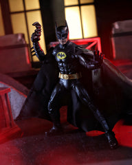 DC Multiverse Batman 1989 action figure with high articulation for versatile poses.
