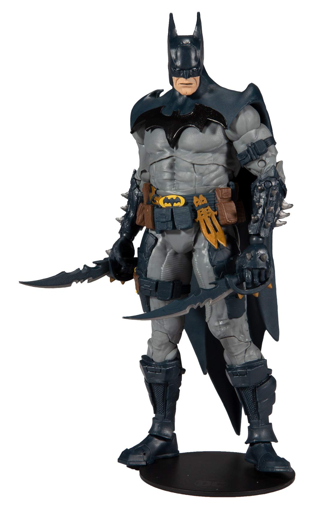 McFarlane Toys Batman 7in figure with cape and cowl for dramatic display.