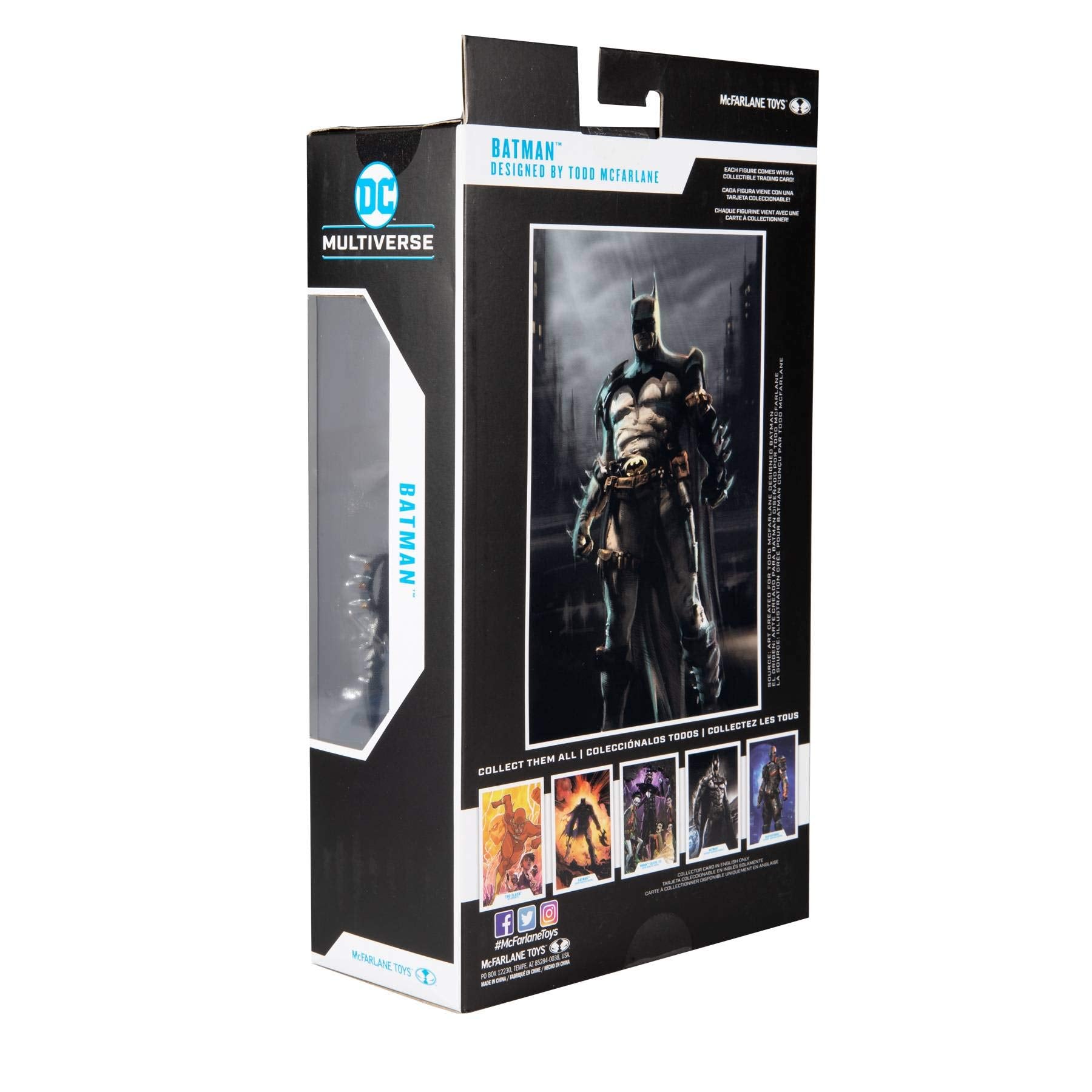McFarlane Toys Batman 7in figure compatible with DC Multiverse collection.