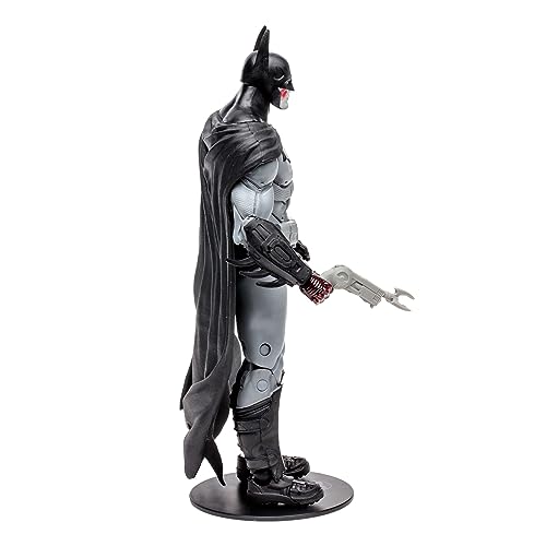 McFarlane Batman Arkham City head sculpt with detailed cape texture