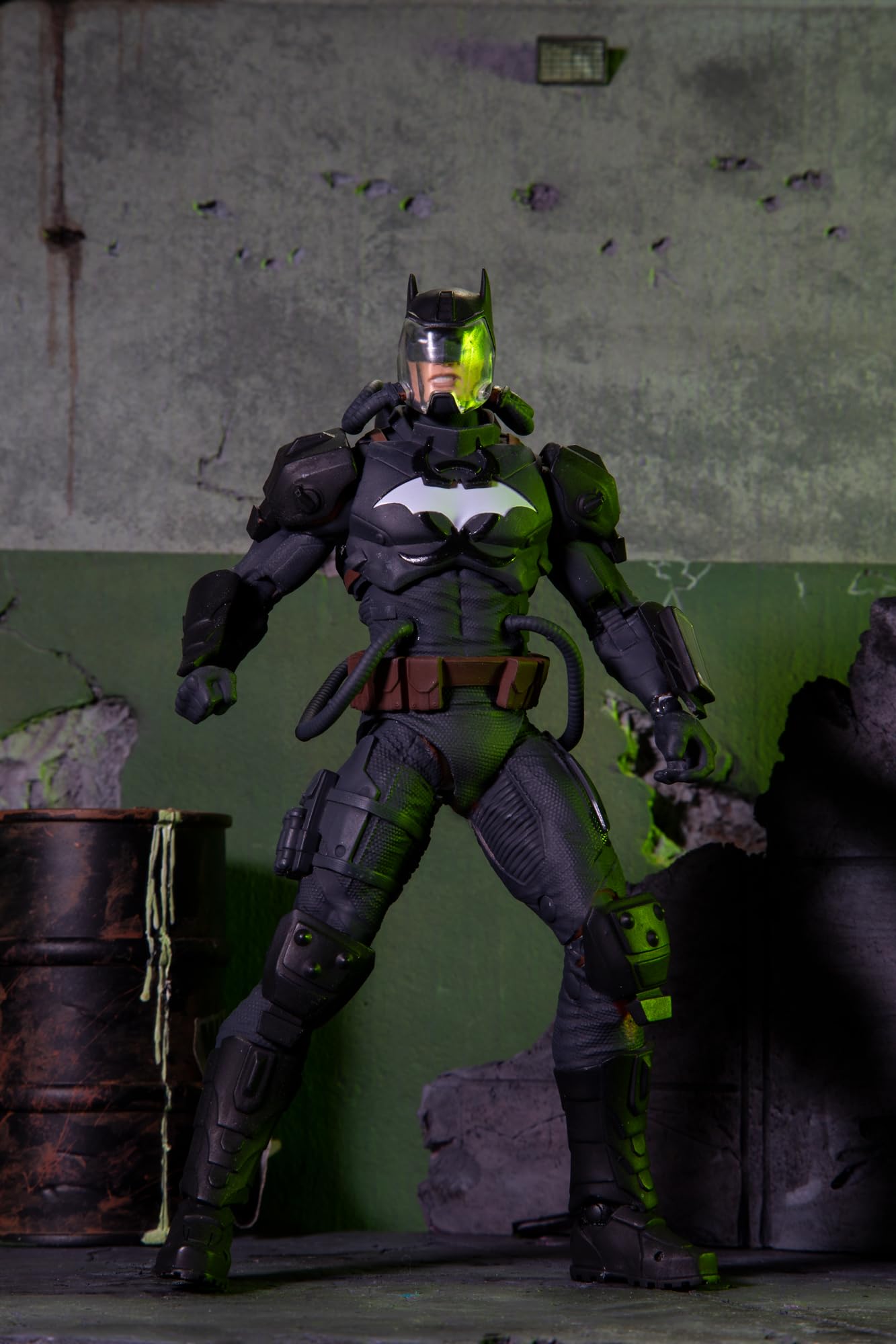 McFarlane Toys art card front image for Batman Hazmat figure