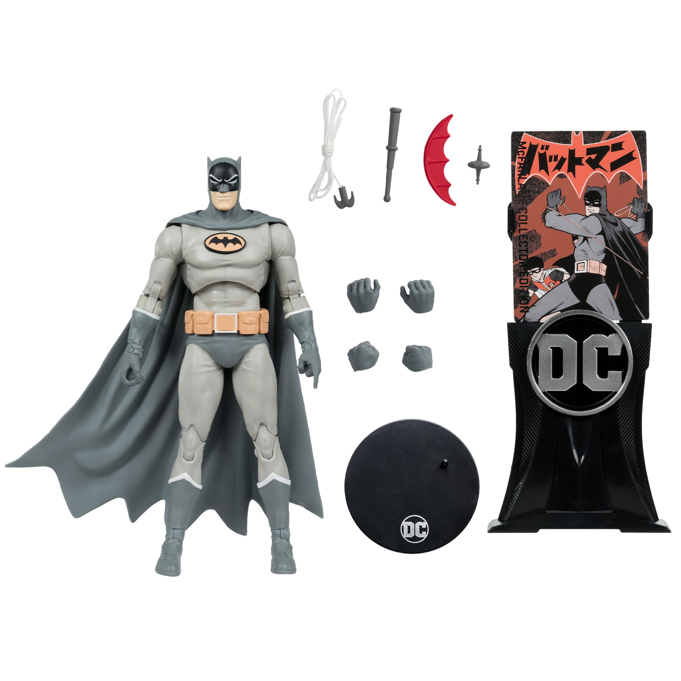 McFarlane Toys Batman Bat-Manga 7in figure with batcamera for cinematic scenes