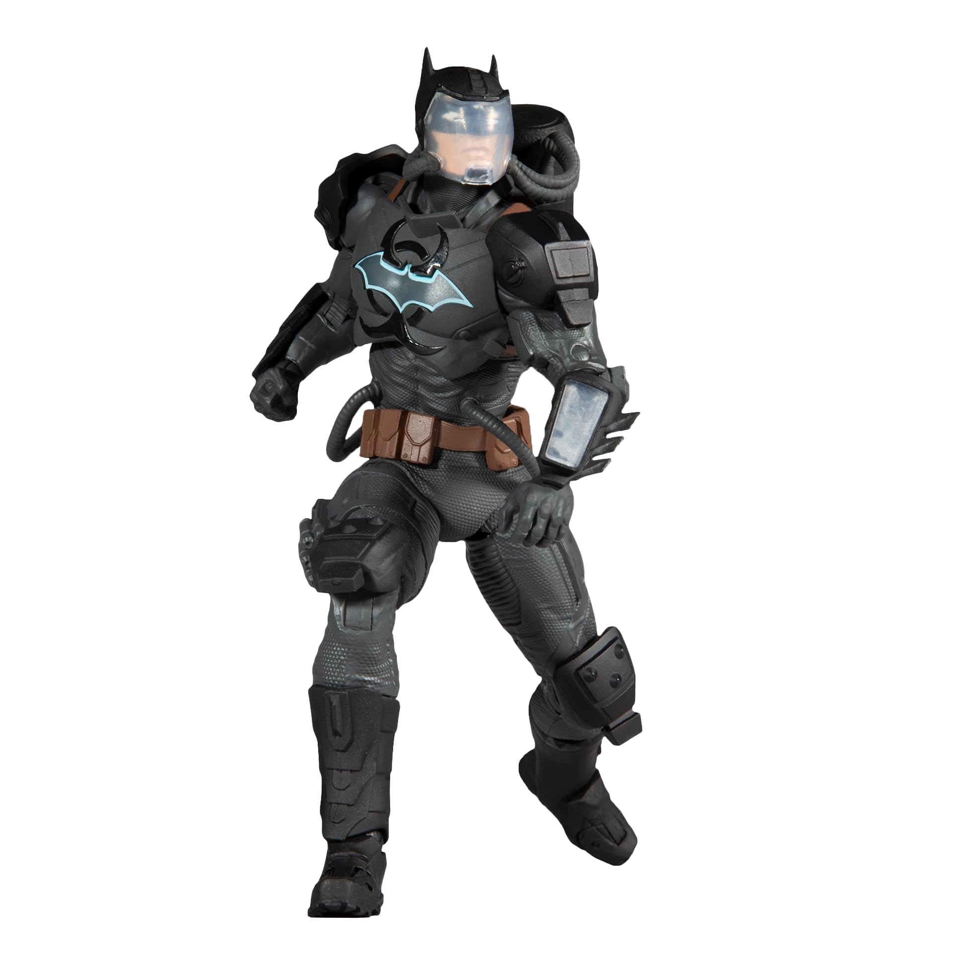 McFarlane Toys DC Multiverse Batman Hazmat 7-Inch figure in dynamic pose for display