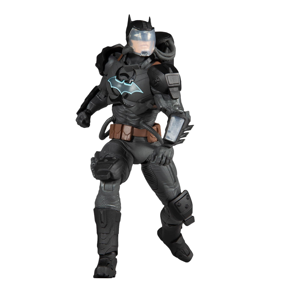 McFarlane Toys DC Multiverse Batman Hazmat 7-Inch figure in dynamic pose for display