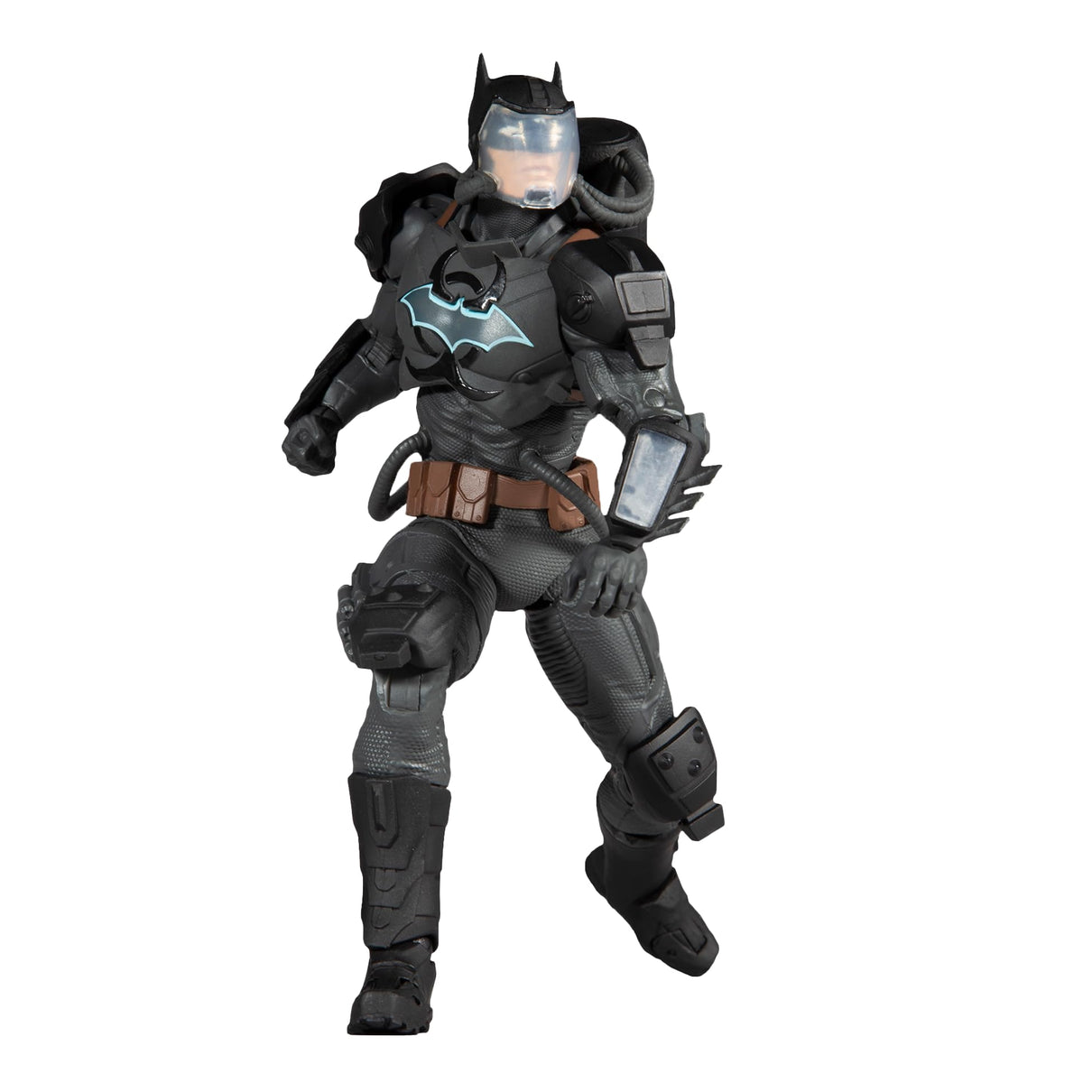 McFarlane Toys DC Multiverse Batman Hazmat 7-Inch figure in dynamic pose for display