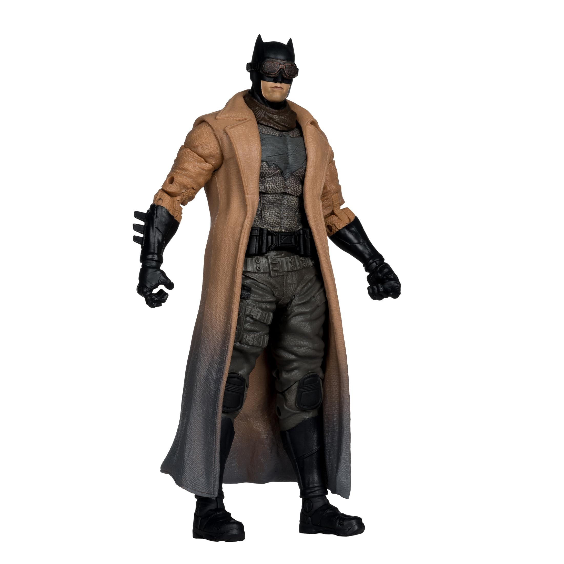 McFarlane Toys Batman Knightmare goggles add authentic accessory detail