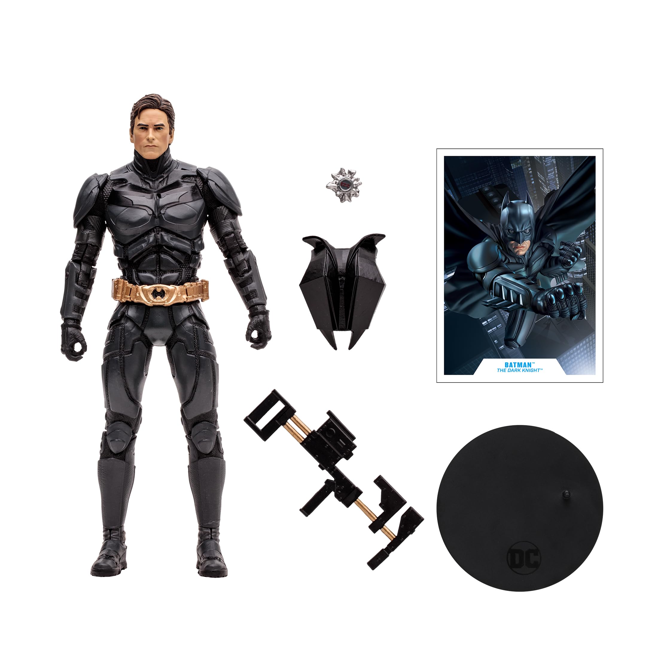 Backpack accessory for Batman Sky Dive figure—authentic gear for dynamic display setups.