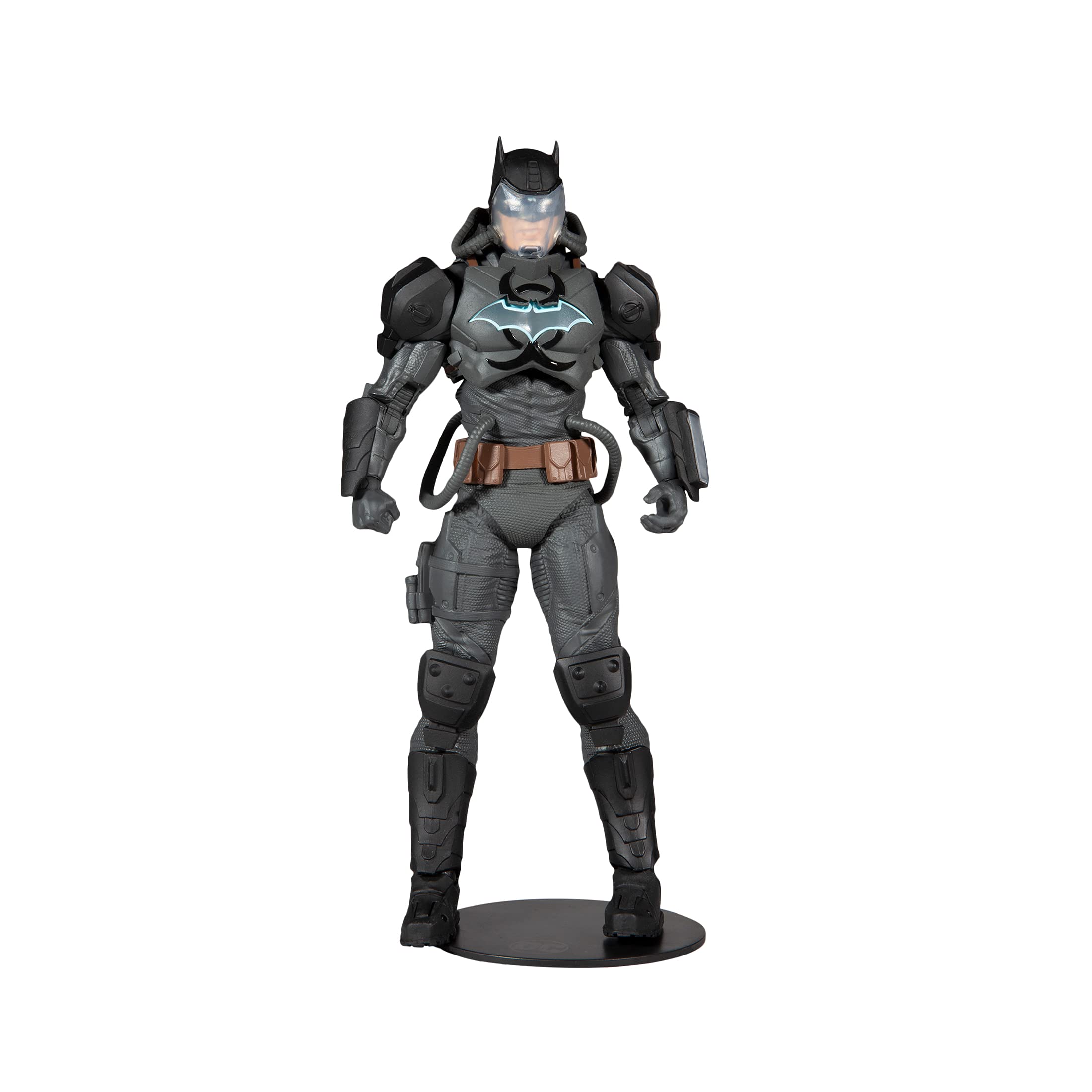 Batman Hazmat figure showing Ultra Articulation and 22 movable joints