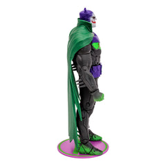 McFarlane Toys Batman White Knight wrapped Batarang with line for versatile poses.
