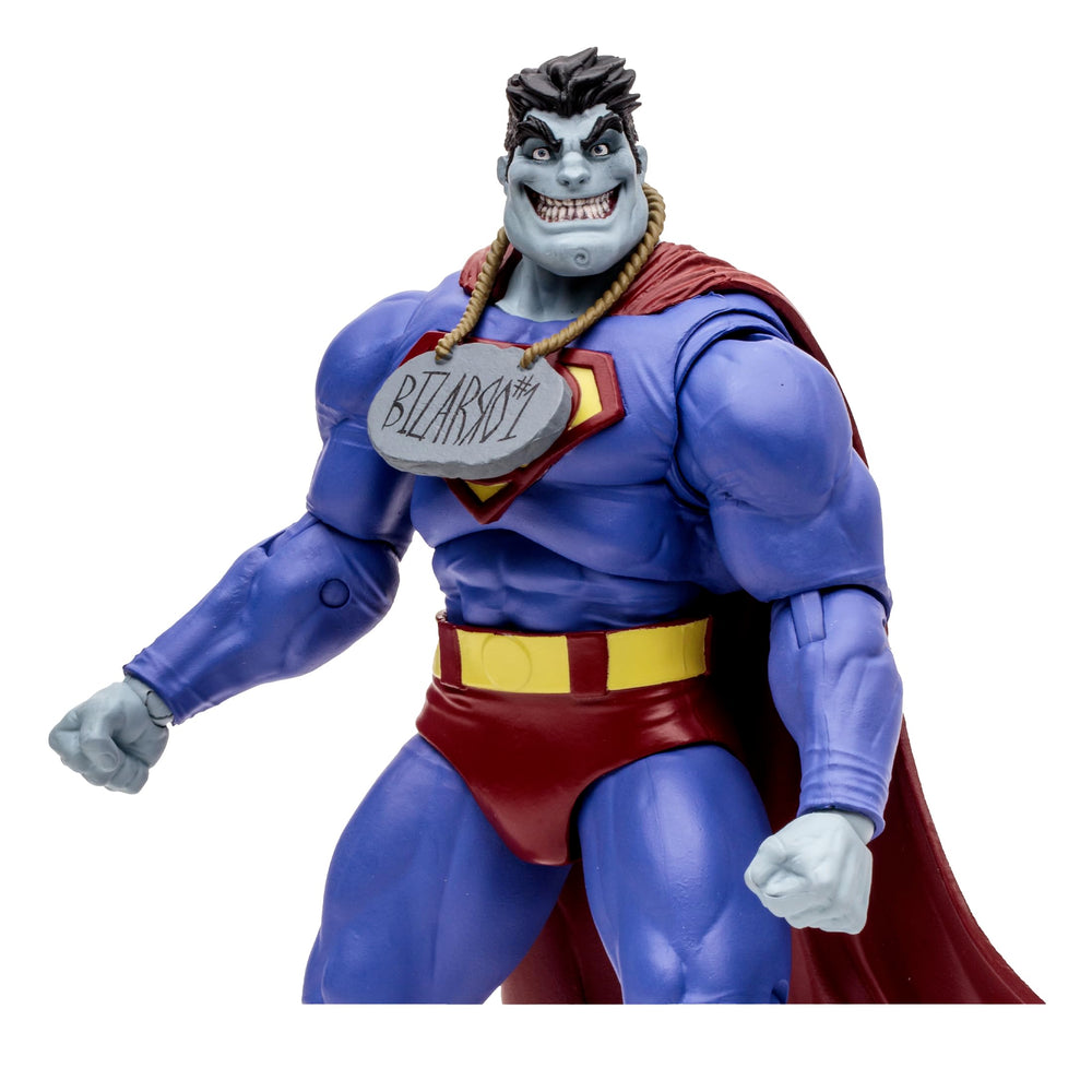 Bizarro figure detail highlights textured suit and rugged features
