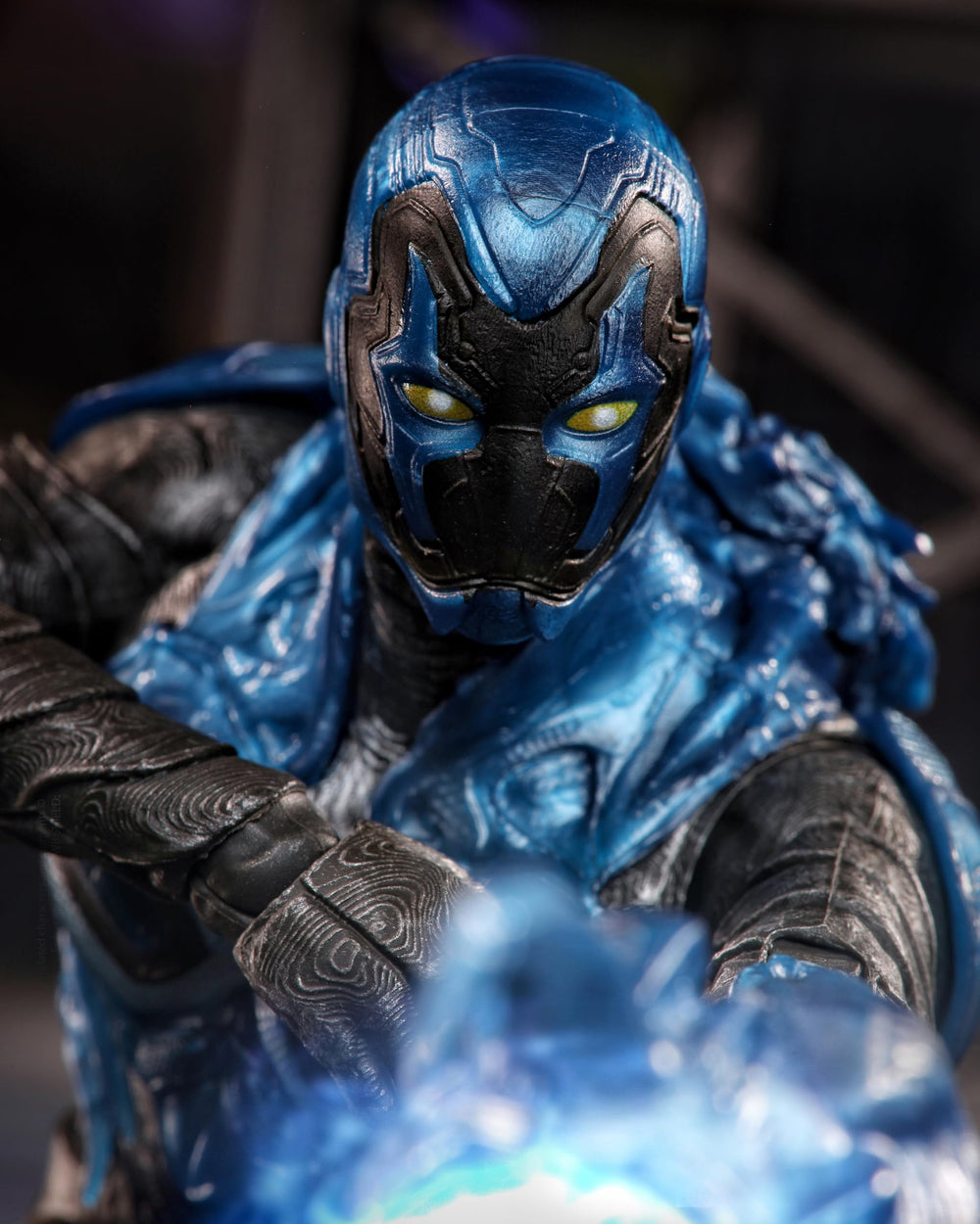 Energy rings accessory included with McFarlane Blue Beetle figure