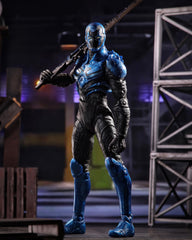 Movie-look Blue Beetle figure showcasing film-inspired design