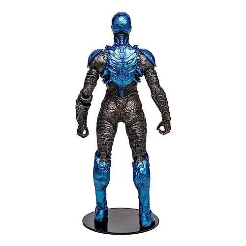 Unboxing view of packaging for McFarlane DC Multiverse Blue Beetle