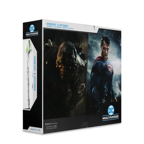 Collectible display option for McFarlane DC Multiverse duo.
