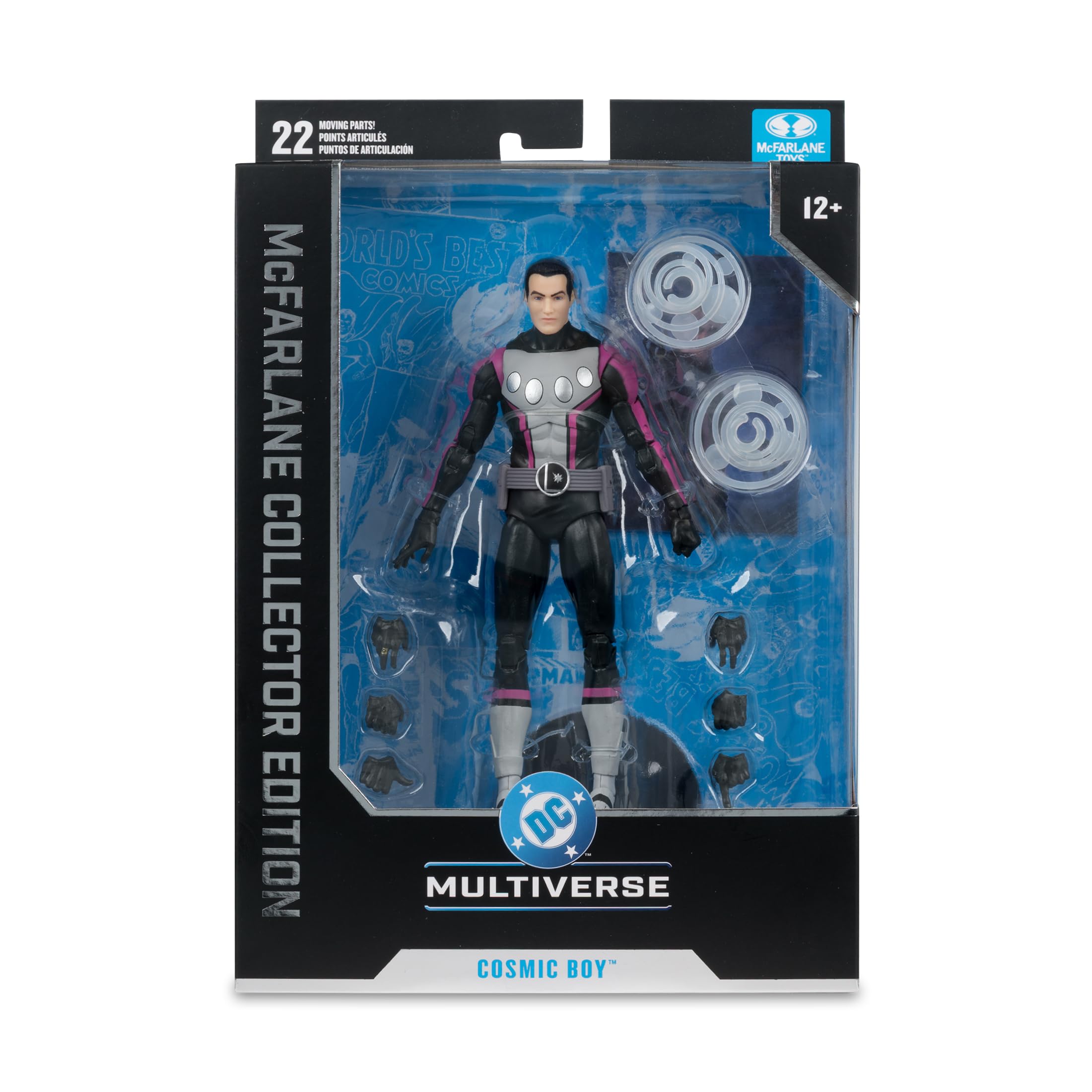 Ultra-detailed sculpt of Cosmic Boy from DC Multiverse Final Crisis