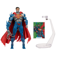 McFarlane DC Multiverse Cyborg Superman art card front features character art