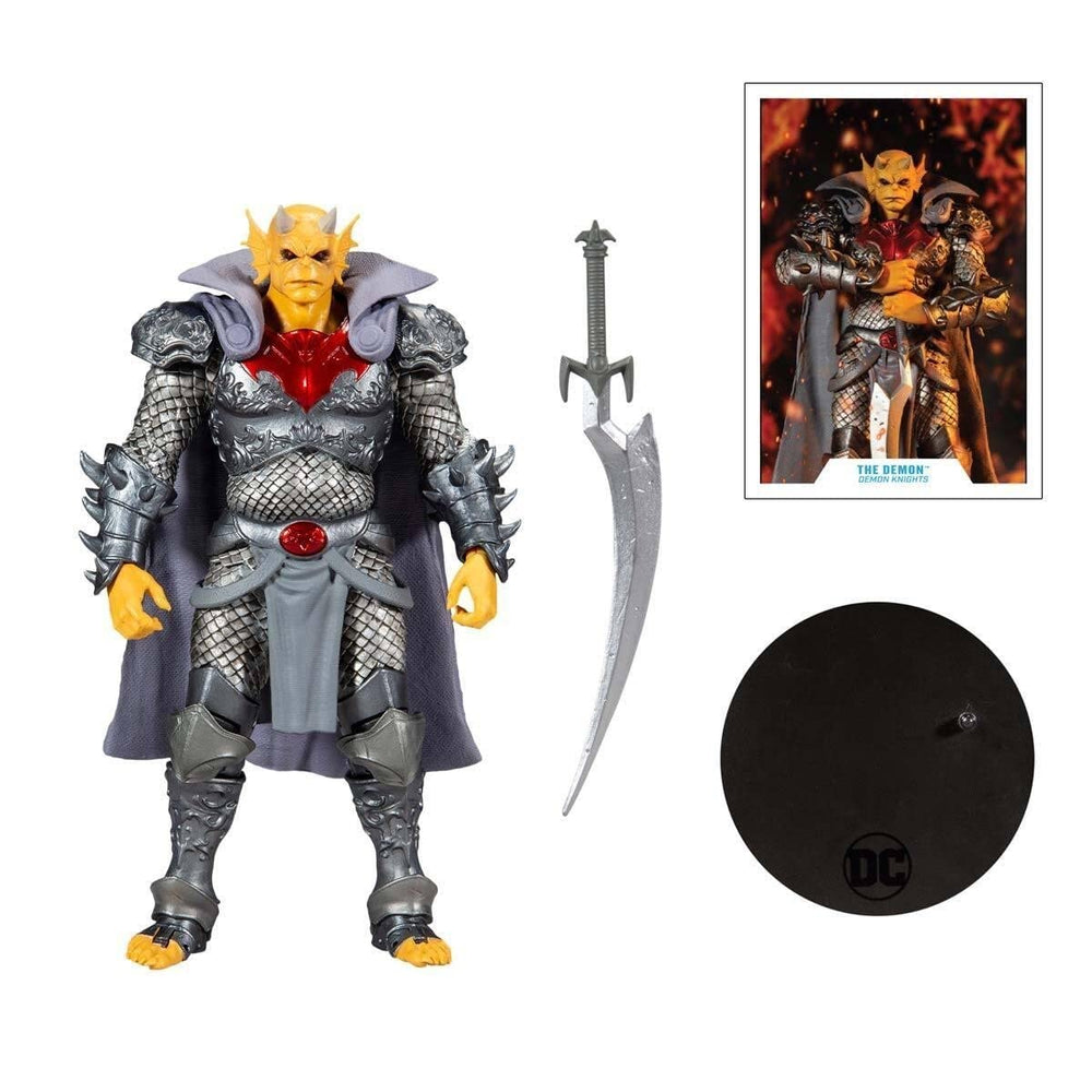 McFarlane Toys Demon art card front showcases photography for collector display.