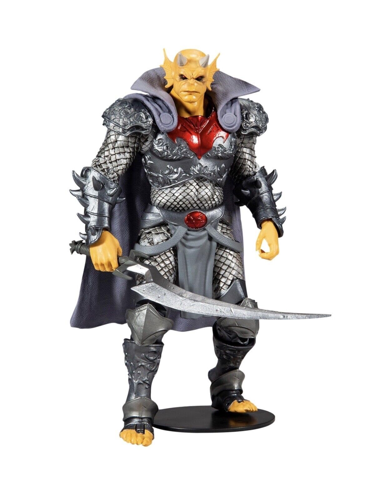 McFarlane Toys DC Multiverse Demon sword accessory enhances action posing and dramatic display.
