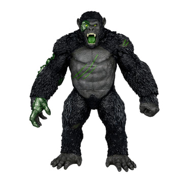 Titano and Flash in a dynamic pose highlight scale contrast