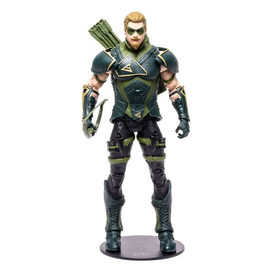 McFarlane Toys Green Arrow 7in figure showcases DC Multiverse detail for collectors.