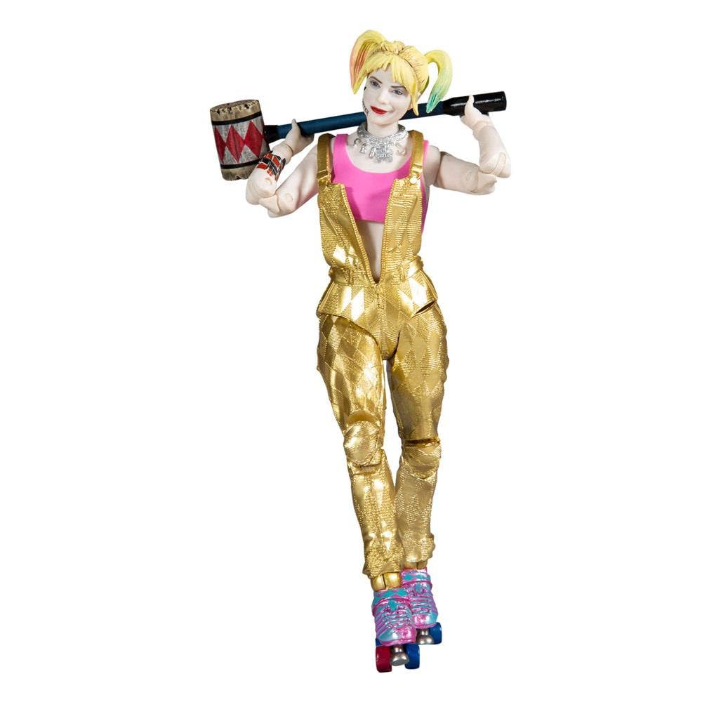 McFarlane Toys Harley Quinn Birds of Prey figure ready for display and collection.