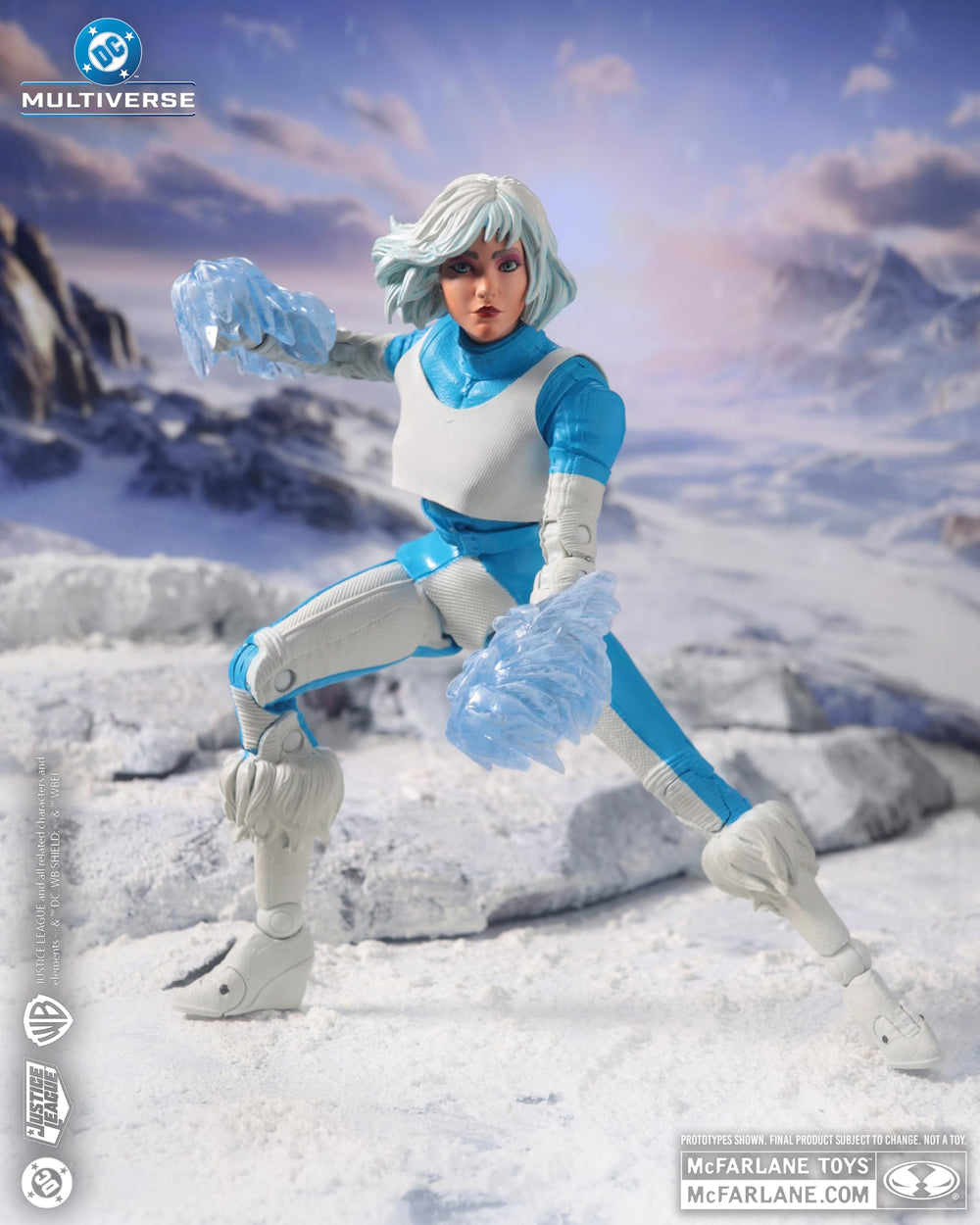 Display base keeps Ice figure stable for long-term showcasing