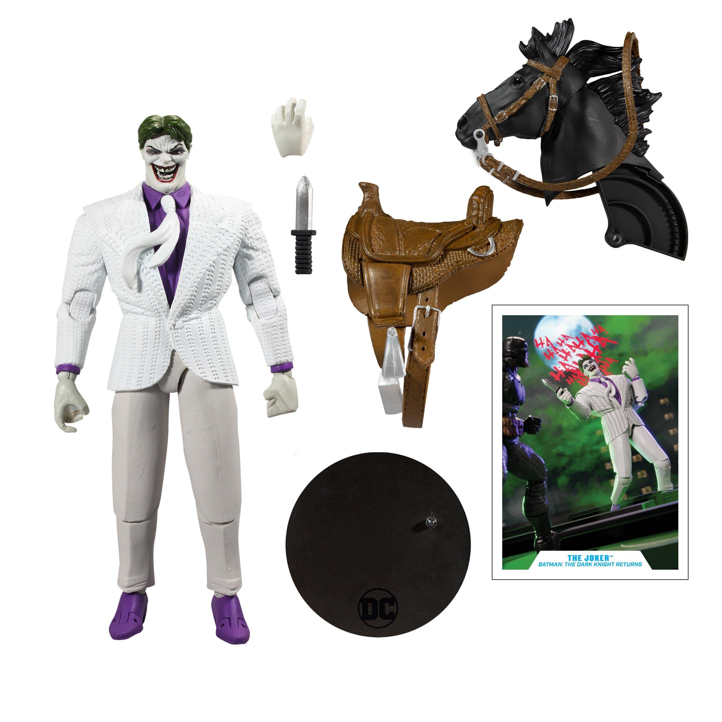McFarlane Toys DC Multiverse Joker DK Returns accessories and base for dynamic posing