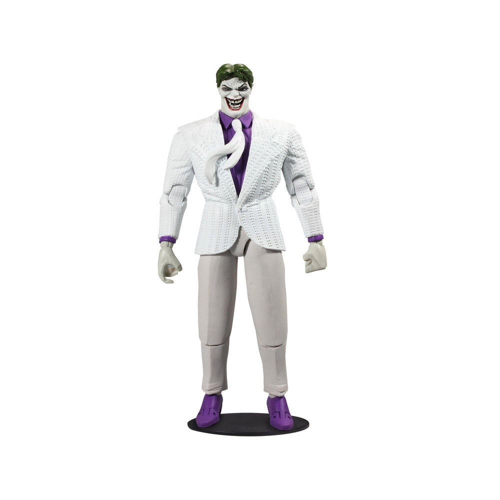 McFarlane Toys DC Multiverse Joker Dark Knight Returns front view showing detailed 7-inch figure