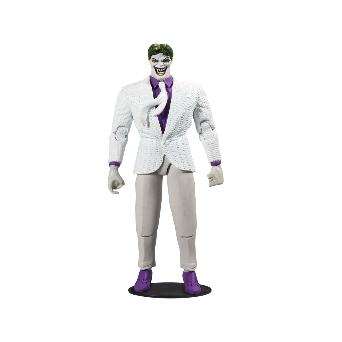 McFarlane Toys DC Multiverse Joker Dark Knight Returns front view showing detailed 7-inch figure