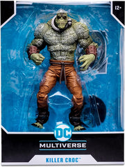 McFarlane Toys DC Multiverse Killer Croc mega art card included for biography reference.
