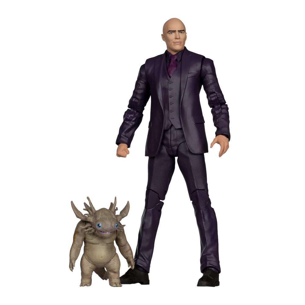 McFarlane Toys Lex Luthor with Baby Kaiju, front view, ideal for display and collection